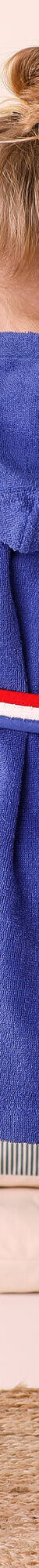 Peignoir de bain enfant foot à capuche éponge coton - 340 g/m² (bleu dur) Peignoir de bain enfant foot à capuche éponge coton - 340 g/m² (bleu dur)
